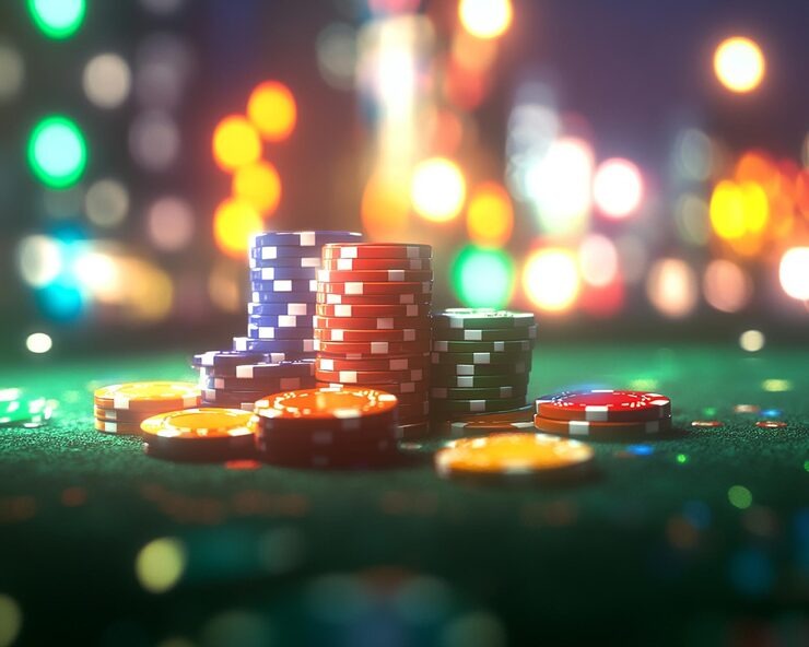 Live dealer rolling Koprok dice on wd89 Dealer hand rolling Koprok dice in cup